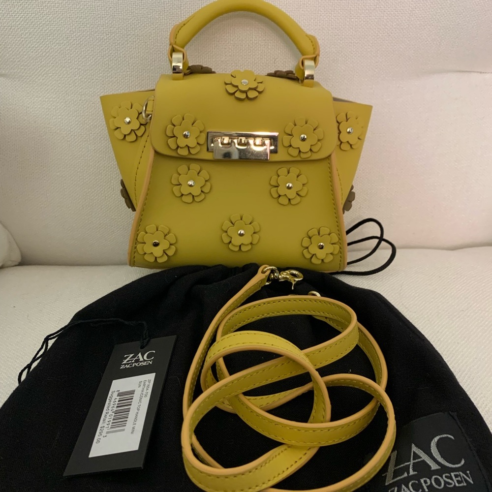 ZAC Zac Posen Eartha Satchel Bag: Color Yellow Sun adds perfect pop of color.